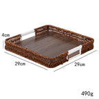Decorative Woven Serving Tray | Kelmera