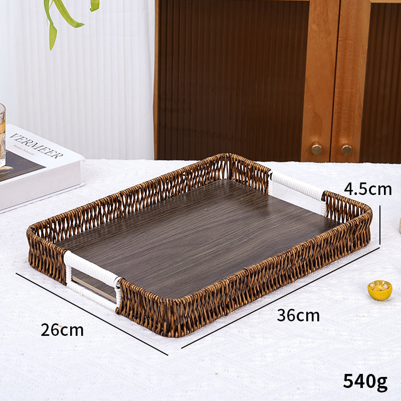 Decorative Woven Serving Tray | Kelmera
