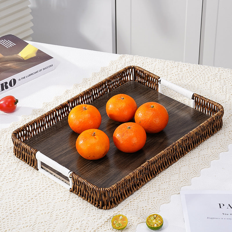 Decorative Woven Serving Tray | Kelmera