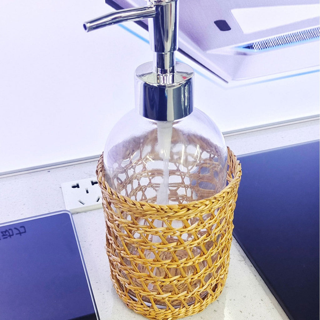 Decorative Woven Soap Dispenser | Kelmera