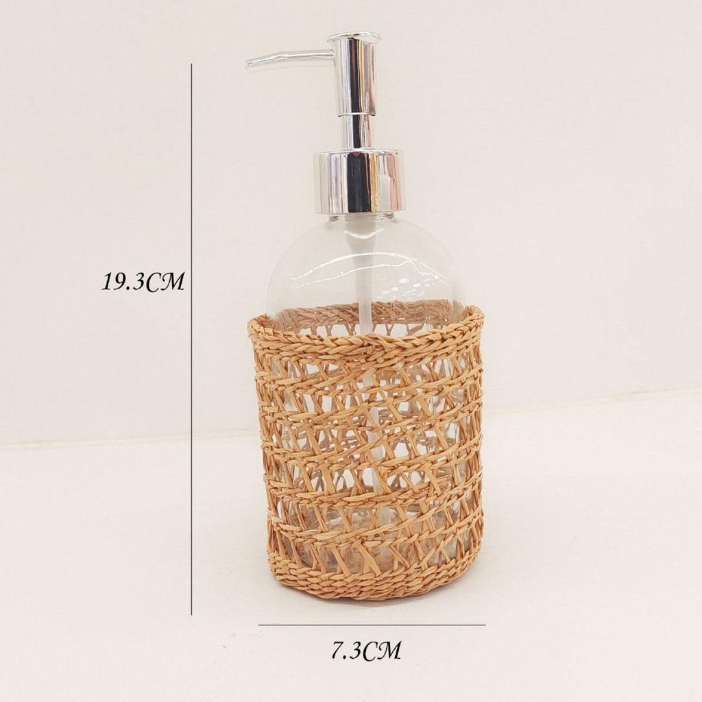 Decorative Woven Soap Dispenser | Kelmera