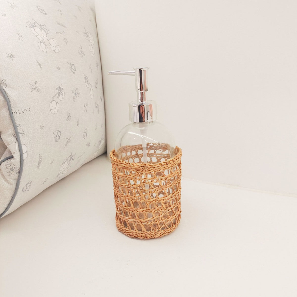 Decorative Woven Soap Dispenser | Kelmera