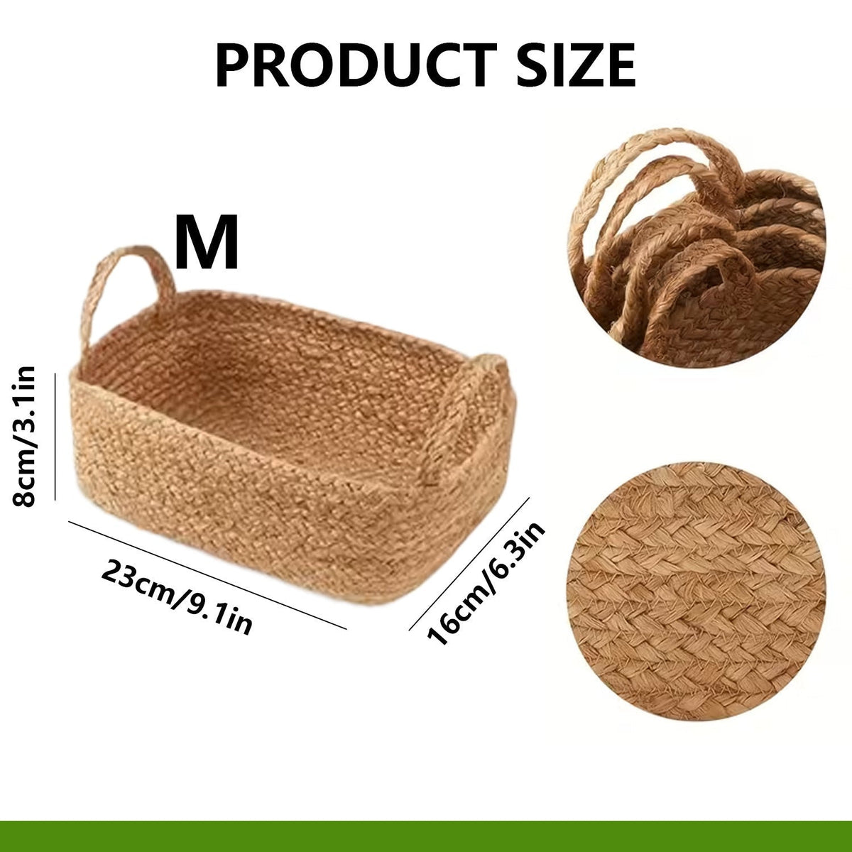 Decorative Woven Storage Basket Brown | Kelmera