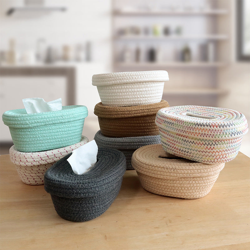 Decorative Woven Tissue Basket | Kelmera