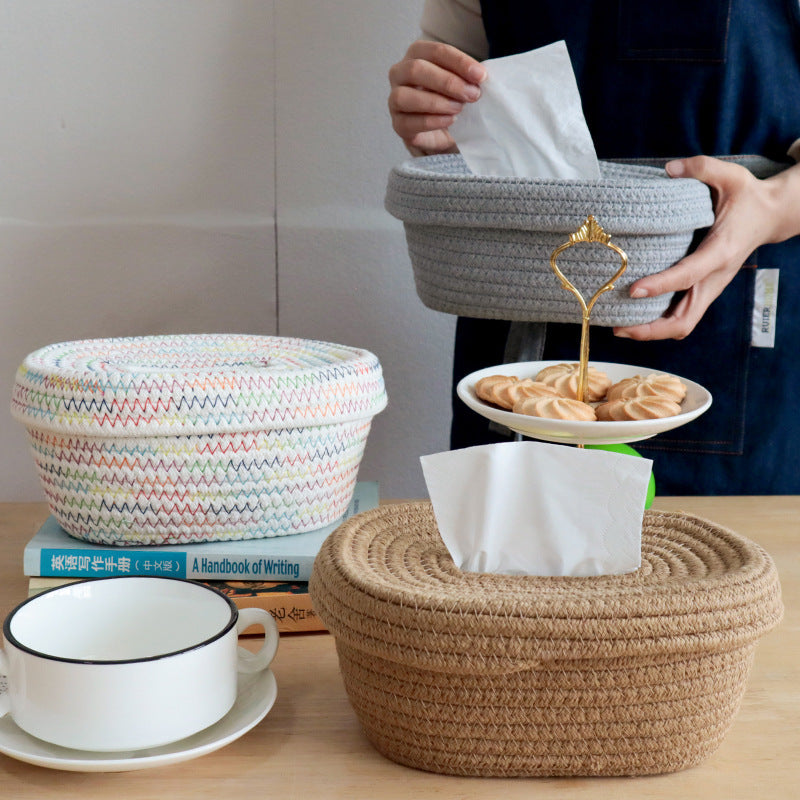 Decorative Woven Tissue Basket | Kelmera