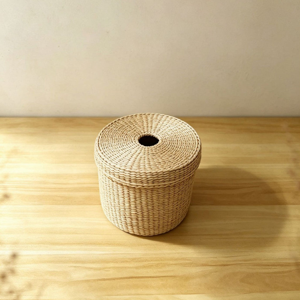 Decorative Woven Tissue Box Cover | Kelmera