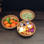 Delicate Serving Platter made of Handcrafted Rattan | Kelmera