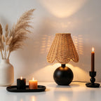 Designer Hanging Lamp made of Natural Materials | Kelmera