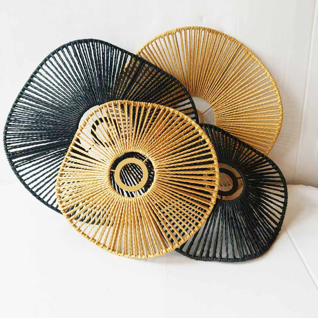 Designer Table Lamp Black Khaki | Kelmera