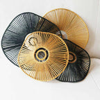 Designer Table Lamp Black Khaki | Kelmera