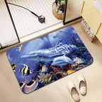 Dolphin-Themed Decorative Bath Mat | Kelmera