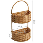 Double Layer Woven Storage Container | Kelmera