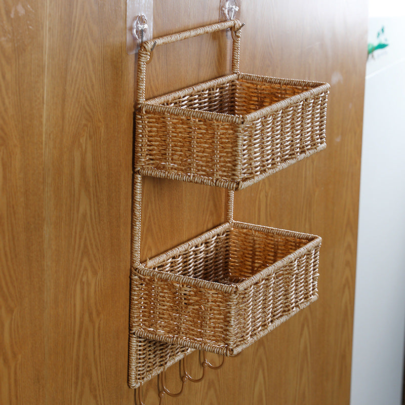 Double Tier Woven Storage Basket | Kelmera