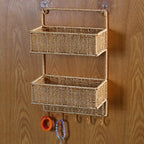 Double Tier Woven Storage Basket | Kelmera