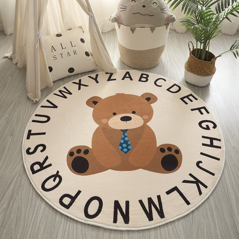 Educational Dinosaur-Themed Area Rug | Kelmera