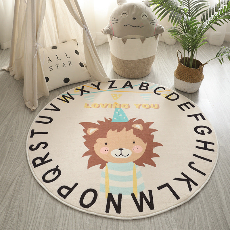 Educational Dinosaur-Themed Area Rug | Kelmera