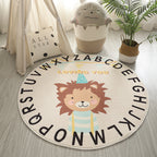 Educational Dinosaur-Themed Area Rug | Kelmera
