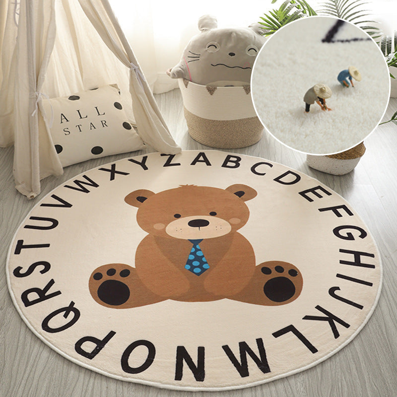 Educational Dinosaur-Themed Area Rug | Kelmera