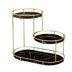 Elegant 2-Tier Storage Basket made of Marble | Kelmera