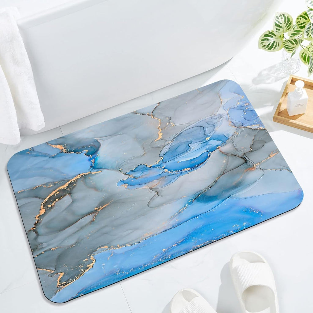 Elegant Abstract Art Bath Mat | Kelmera