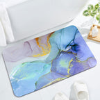 Elegant Abstract Art Bath Mat | Kelmera