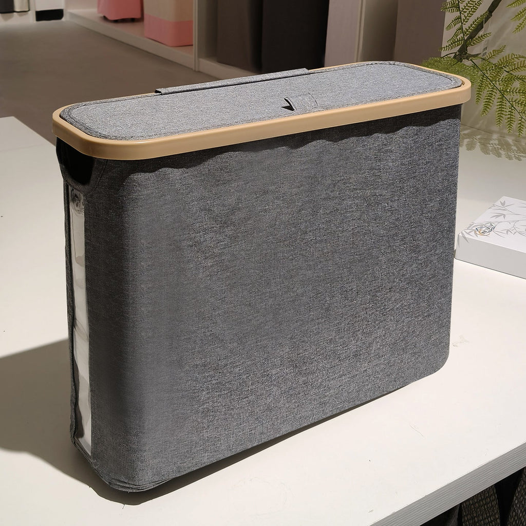 Elegant and Functional Storage Basket with Practical Lid | Kelmera
