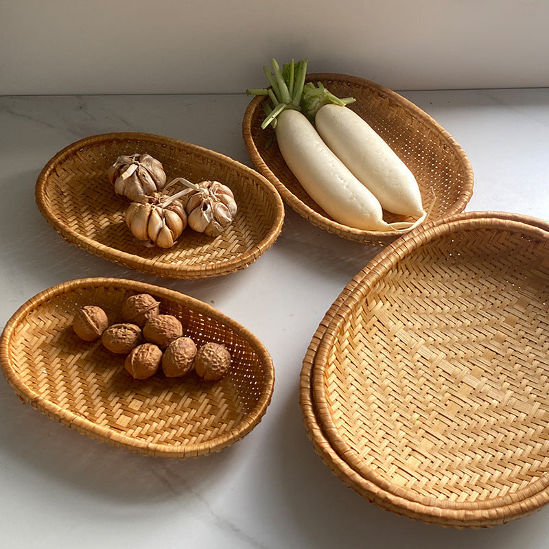 Elegant and Handwoven Fruit Serving Platter | Kelmera