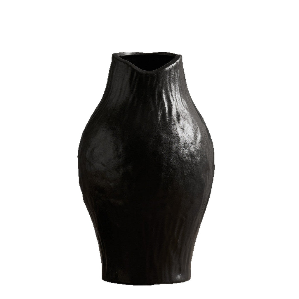 Elegant and Modern Ceramic Vase White Black | Kelmera
