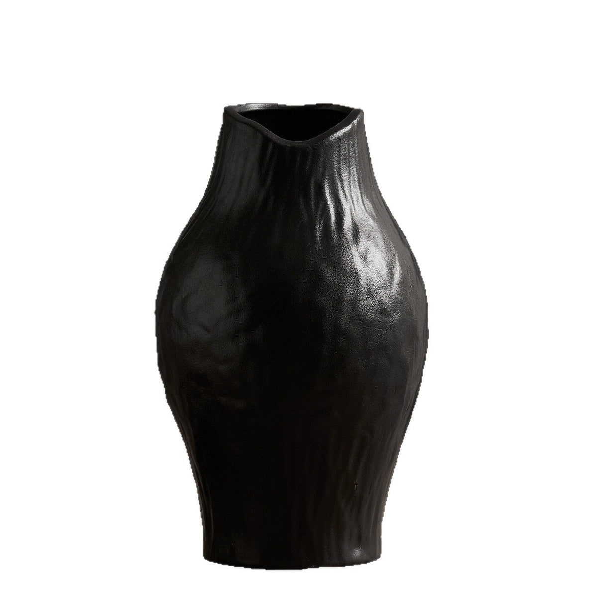 Elegant and Modern Ceramic Vase White Black | Kelmera