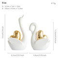 Elegant and Romantic Swans Decorative Figure | Kelmera
