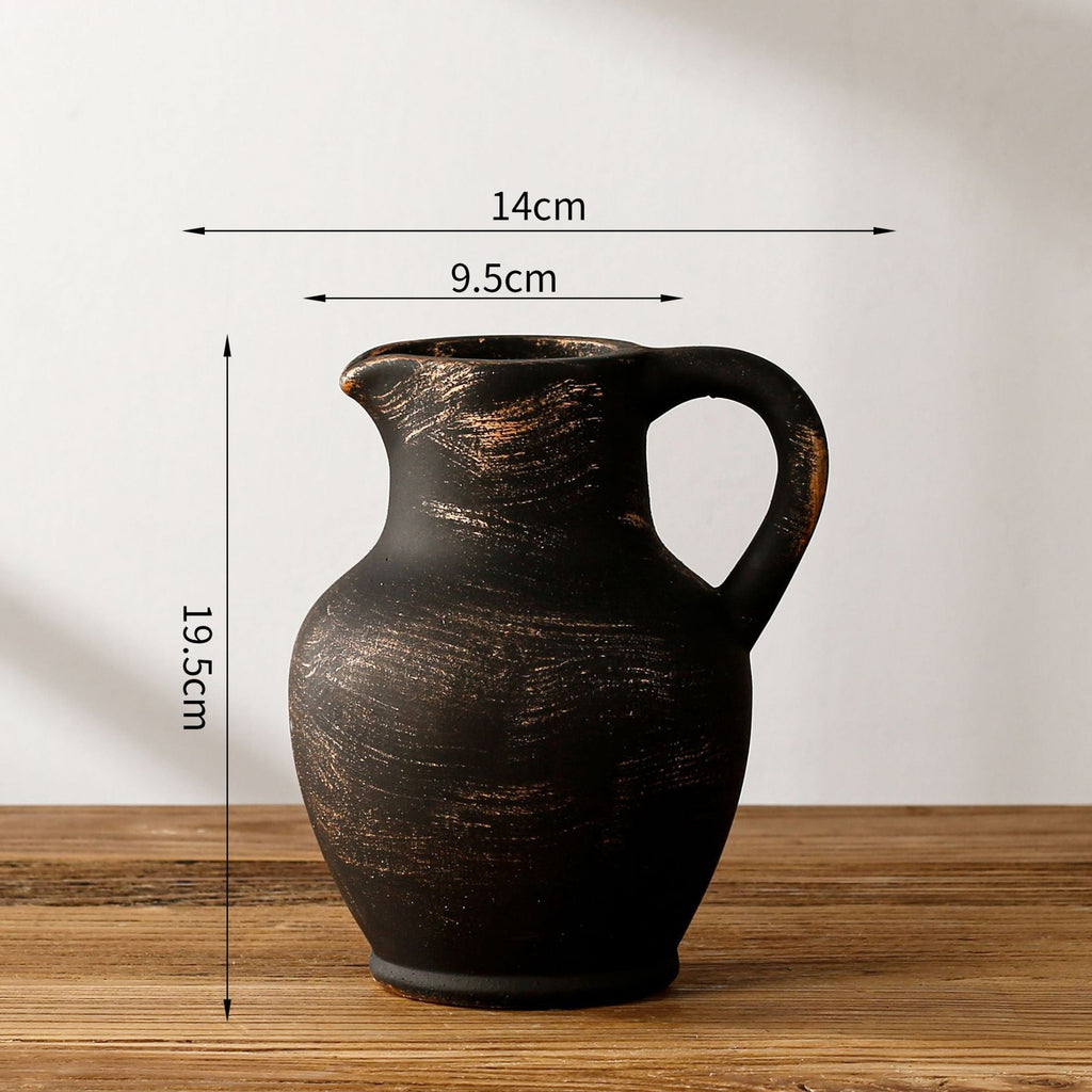 Elegant and Rustic Ceramic Carafe | Kelmera
