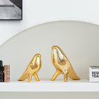 Elegant Artificial Ceramic Bird Sculpture | Kelmera