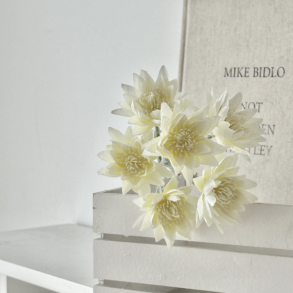 Elegant Artificial Flower Bouquet White Pink | Kelmera