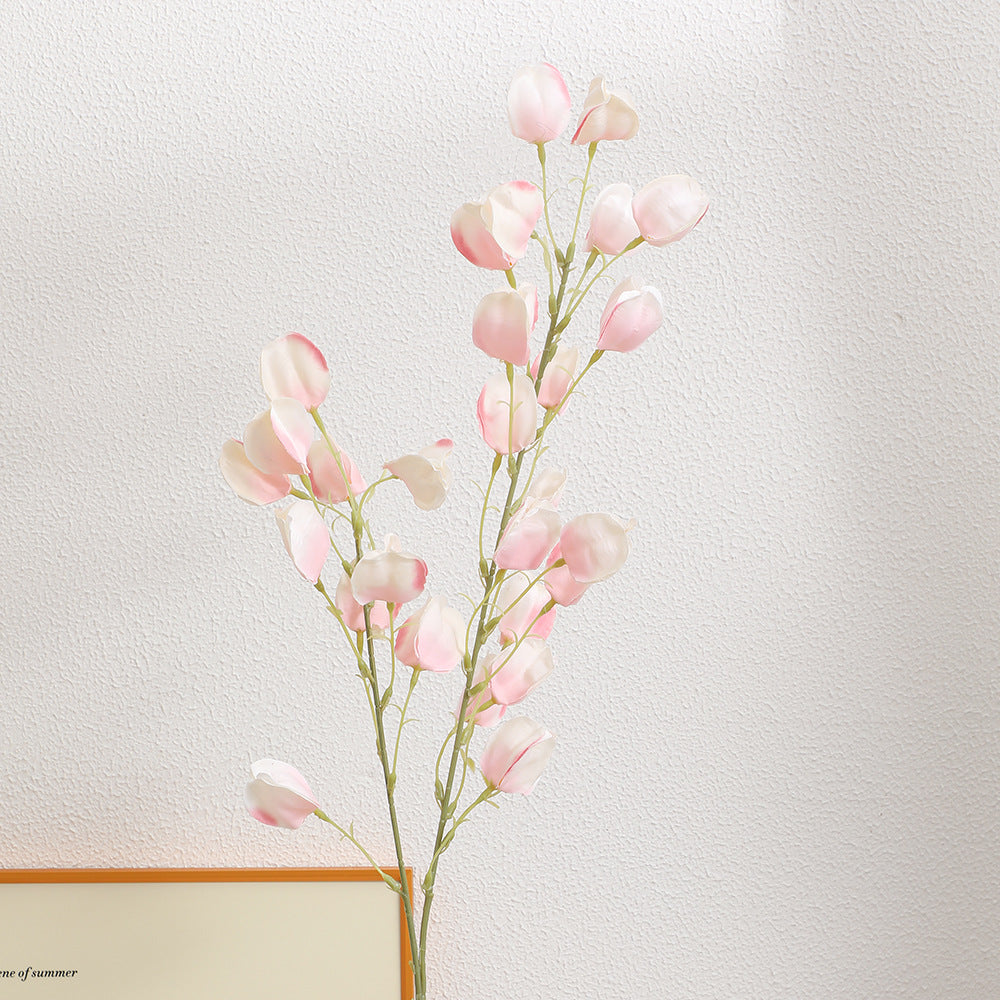 Elegant Artificial Flower Branch Beige Light Pink | Kelmera