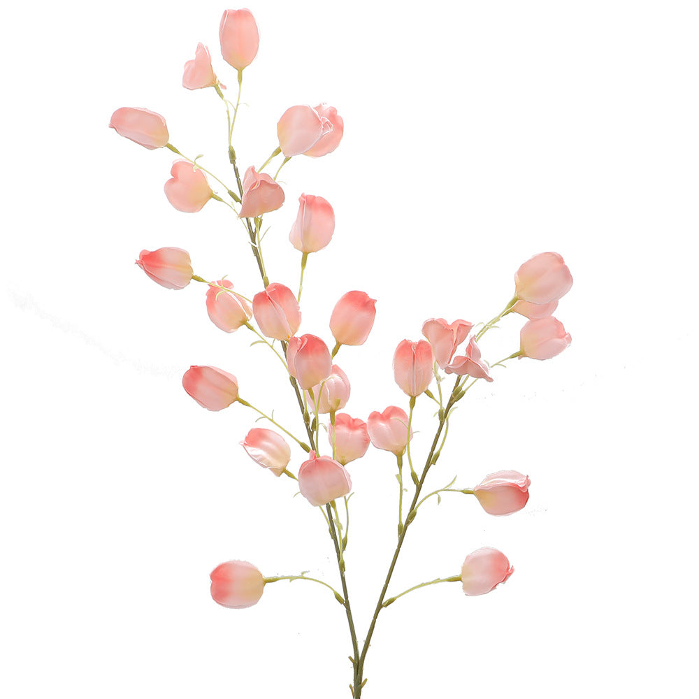Elegant Artificial Flower Branch Beige Light Pink | Kelmera