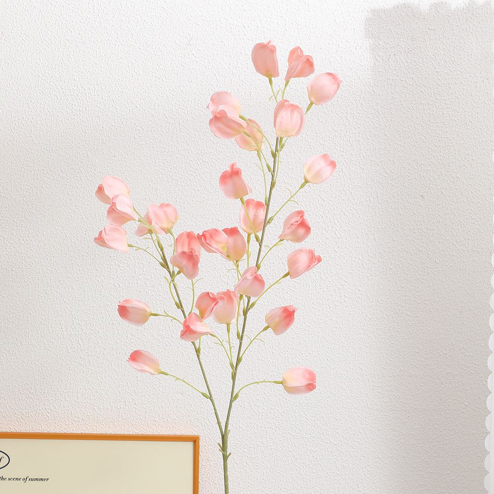 Elegant Artificial Flower Branch Beige Light Pink | Kelmera