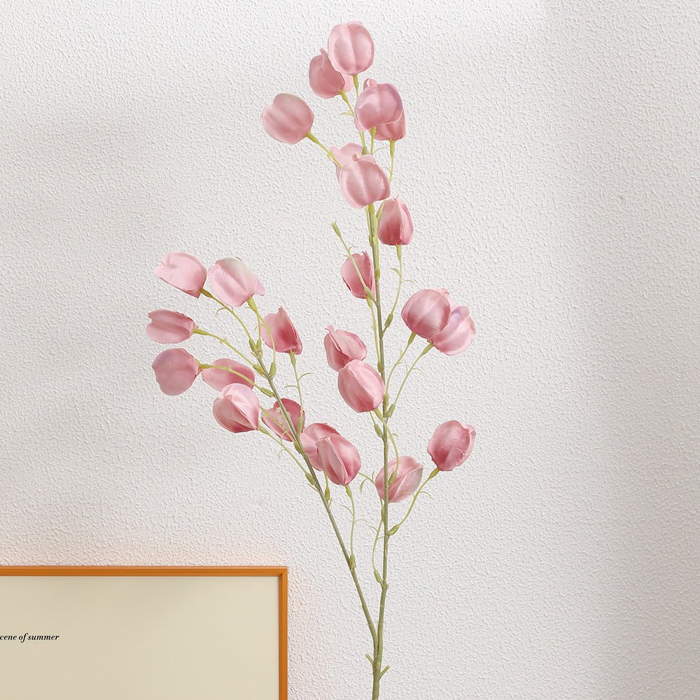 Elegant Artificial Flower Branch Beige Light Pink | Kelmera