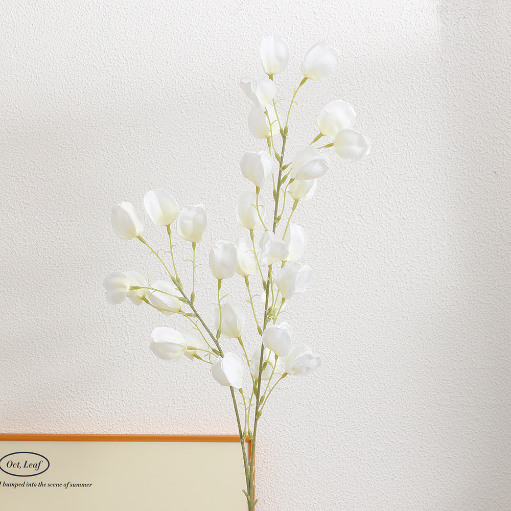 Elegant Artificial Flower Branch Beige Light Pink | Kelmera