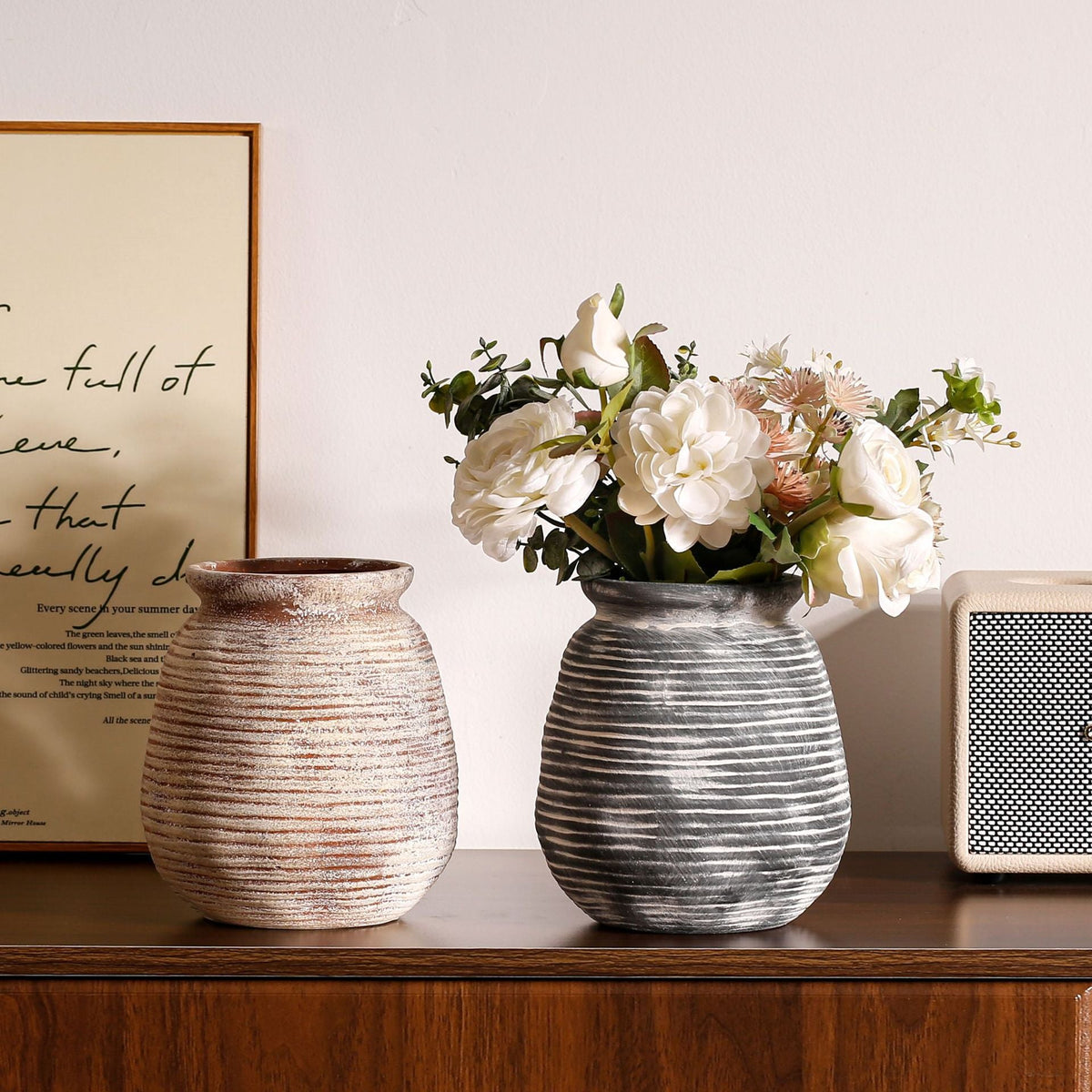 Elegant Artificial Flower Pot | Kelmera