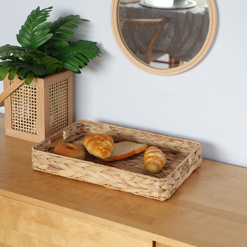 Elegant Braided Serving Basket Handwoven | Kelmera
