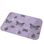 Elegant Butterfly Print Area Rug | Kelmera