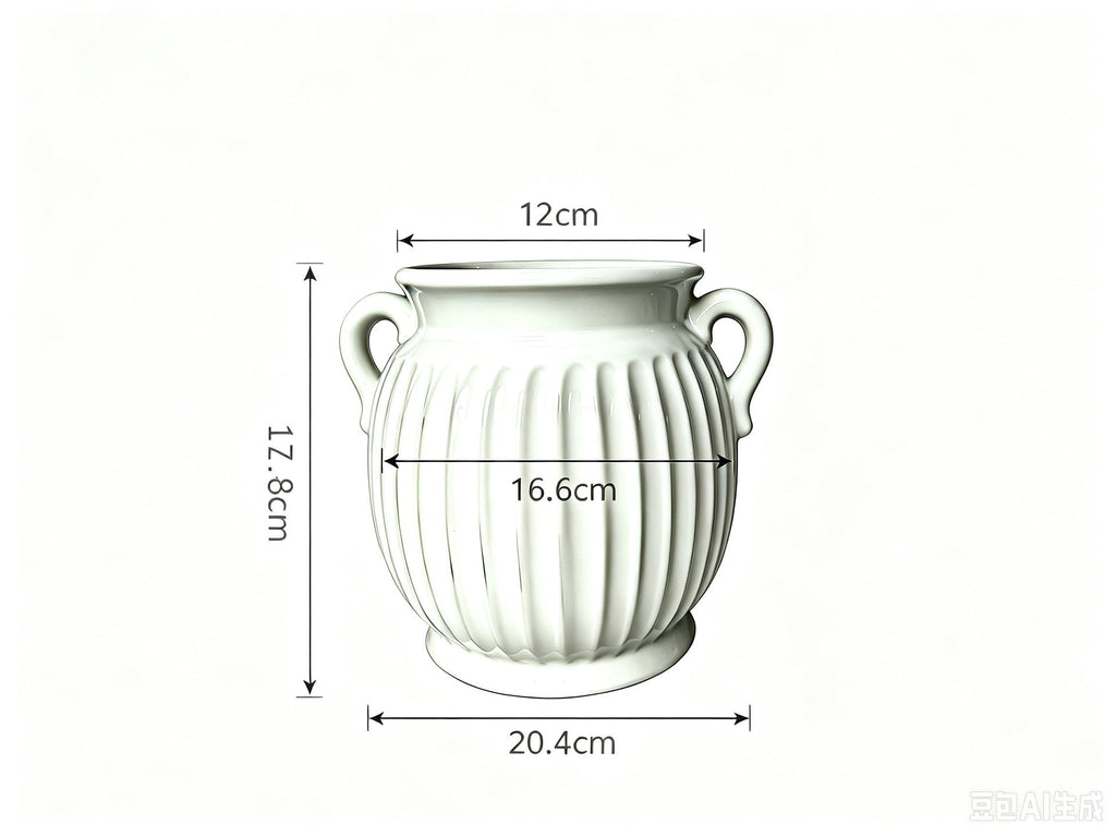 Elegant Ceramic Container with Patterns | Kelmera