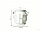 Elegant Ceramic Container with Patterns | Kelmera