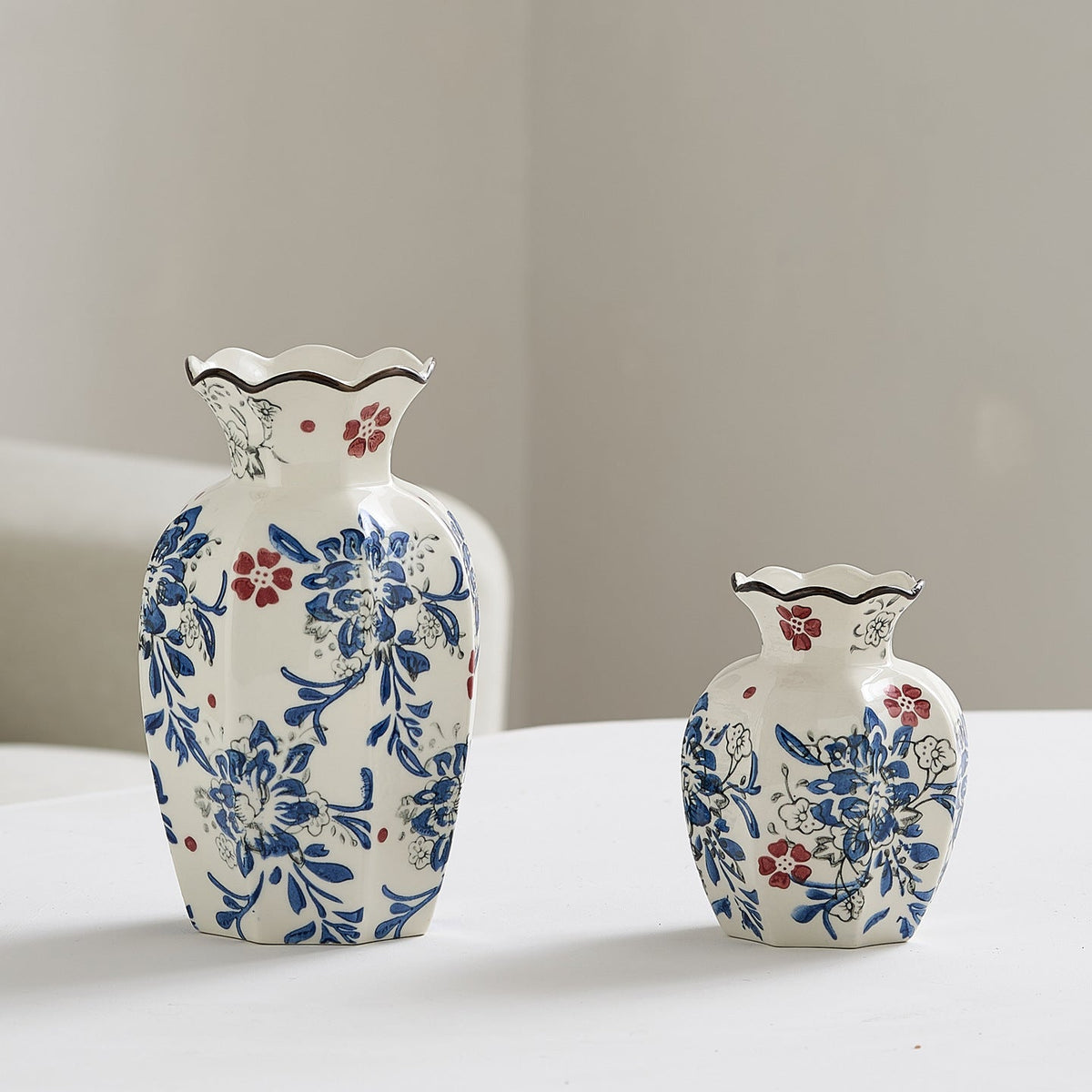 Elegant Ceramic Flower Vase Large | Kelmera