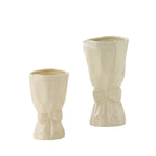 Elegant Ceramic Flower Vase Pink White | Kelmera