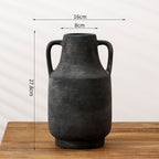 Elegant Ceramic Flower Vase White Black Beige | Kelmera