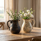 Elegant Ceramic Jug with Floral Patterns | Kelmera