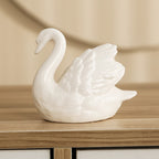 Elegant Ceramic Swan Figure | Kelmera