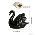 Elegant Ceramic Swan Figure | Kelmera