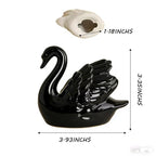 Elegant Ceramic Swan Figure | Kelmera